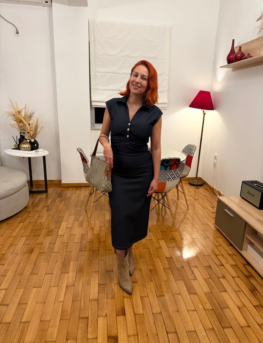 Φόρεμα τζιν ελαστικό