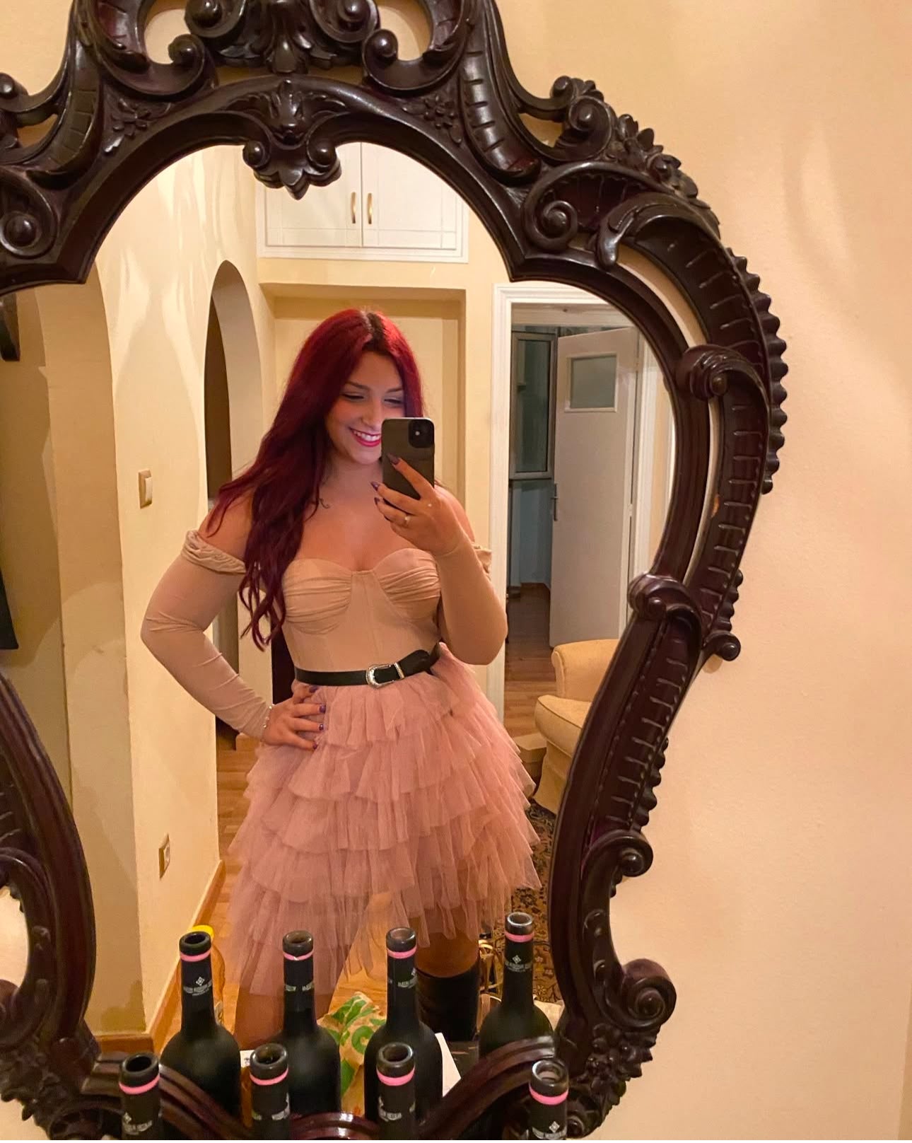 Ροζέ Φόρεμα one size