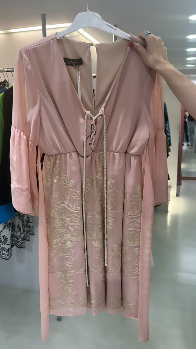 Ancient flowery dress