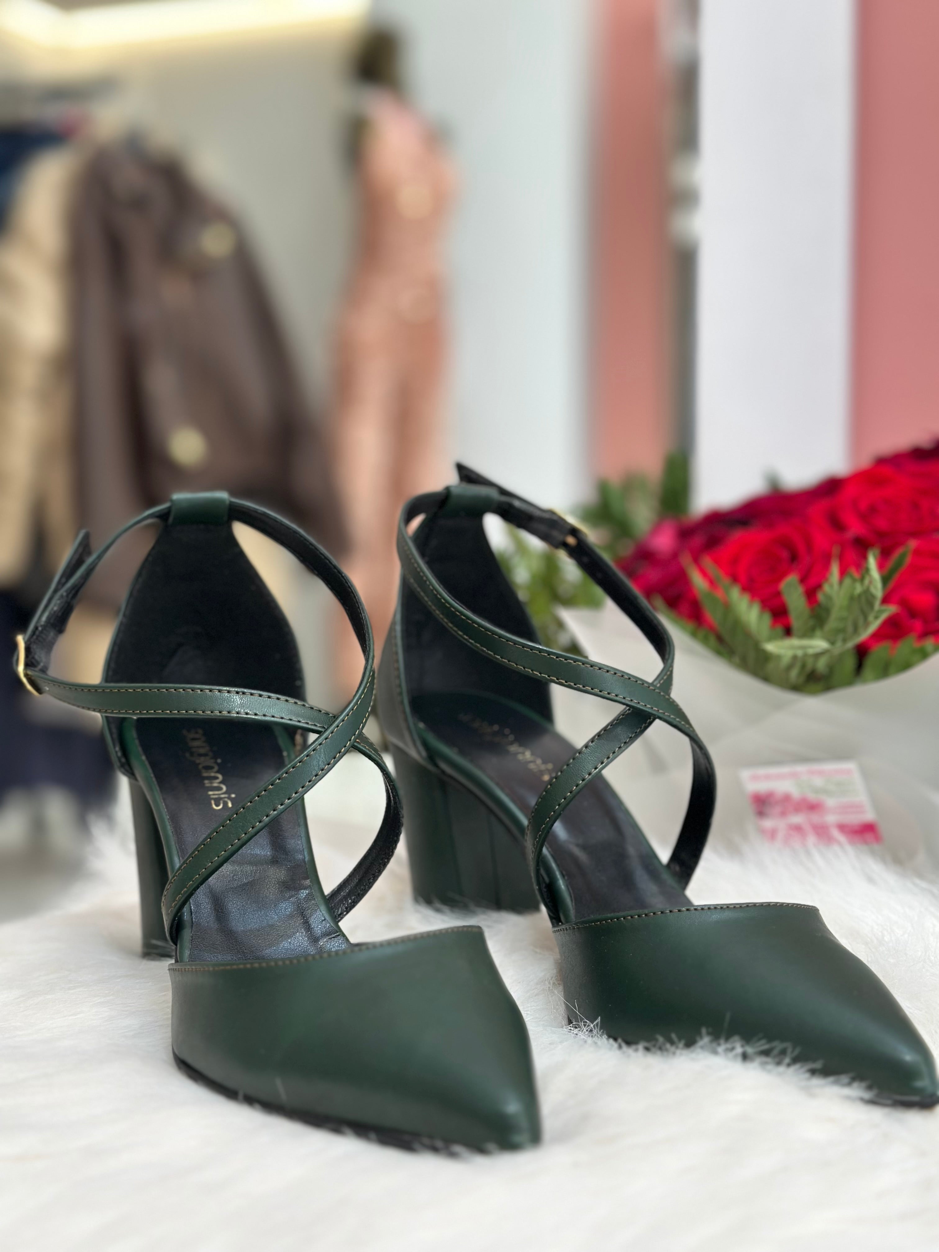 Forest Green τακούνι