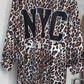 Μπλουζοφόρεμα animal print