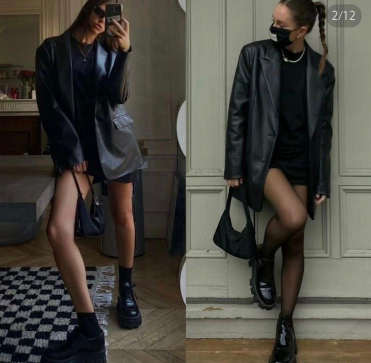 Δερμάτινη σακάκι