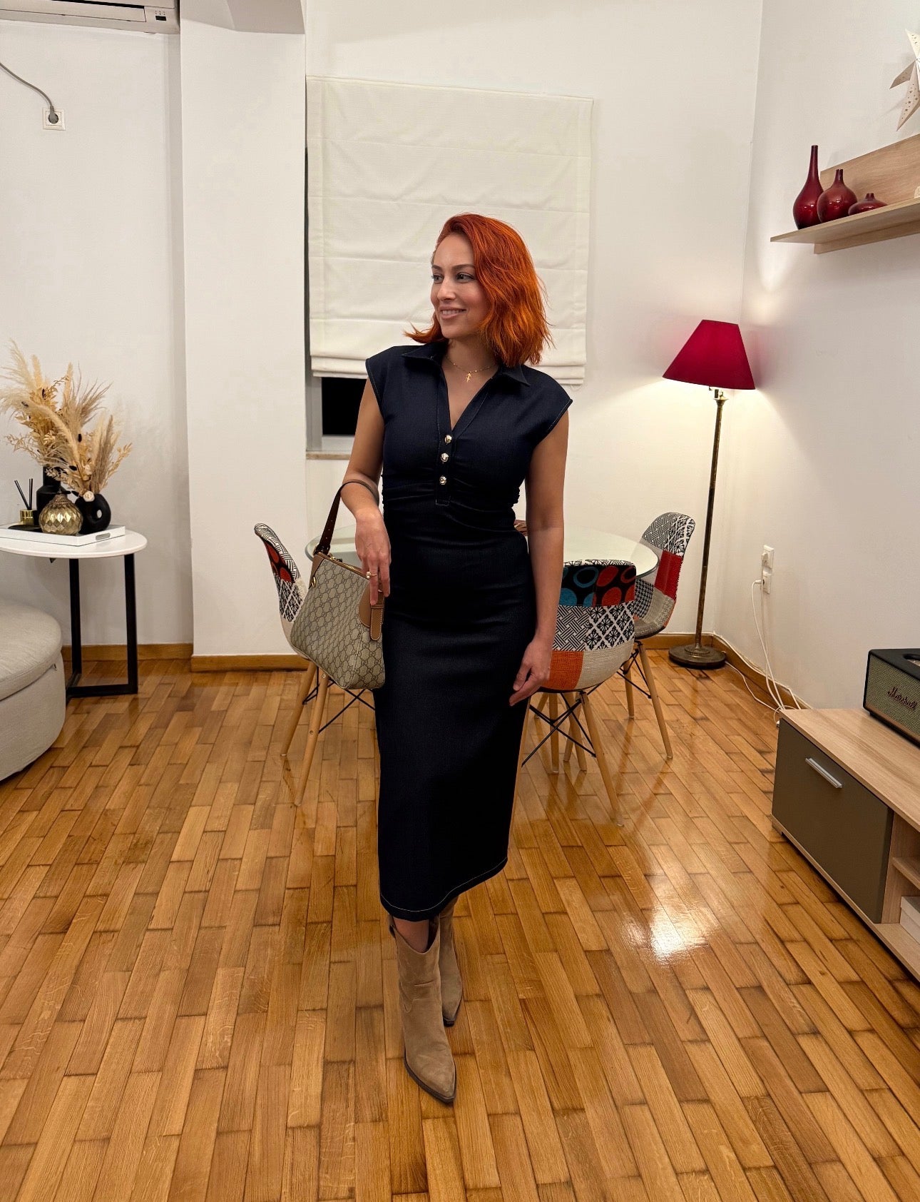 Φόρεμα τζιν ελαστικό