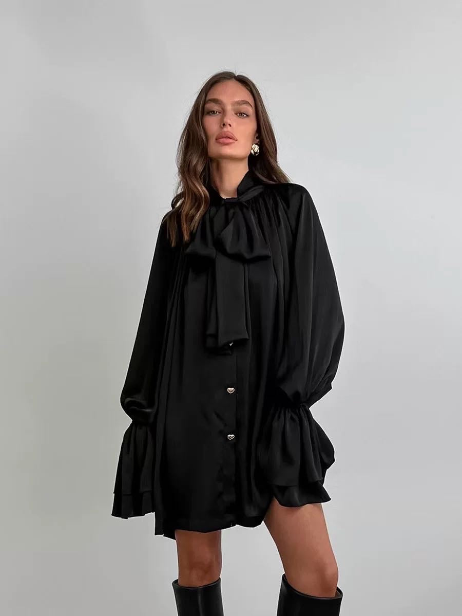 Πουκάμισα φόρεμα μπορντό