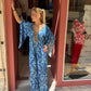 Γαλάζια Ολόσωμη φόρμα